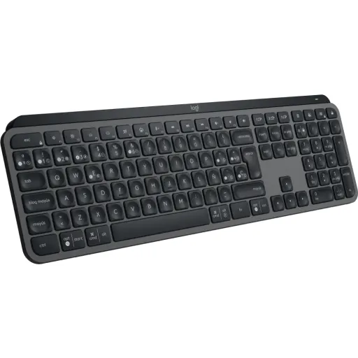 Imagen 2 de Teclado Inalámbrico Logitech MX Keys S, Bateria Recargable Dongle USB Space gray