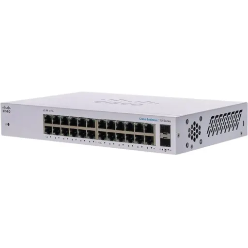 Imagen 0 de Switch Cisco Gigabit Ethernet Business 110, 24 P 10/100/1000Mbps+2 P SFP 48 Gb/s
