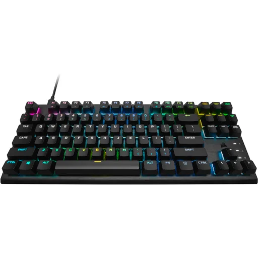 Imagen 2 de CORSAIR K60 PRO RGB - Juego de teclado y raton - mechanical, TKL, gaming - retro