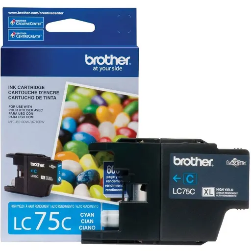 Cartridge Brother LC-75C Cyan para MFC-J6710DW