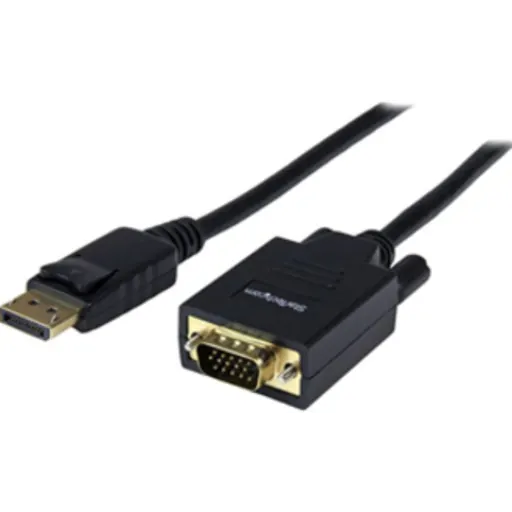 Imagen 1 de Cable Adaptador DisplayPort a VGA M/M 1920x1200 1080p 1.83 mts Activo Negro