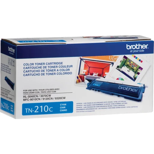 Imagen 5 de Toner Brother TN210C Cyan para Imp Láser HL3040CN HL3070CW MFC9120 1400 Páginas