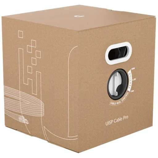 Imagen 2 de Cable de Red Ubiquiti UISP-Cable-Pro Industrial-grade Ethernet 305mt Negro