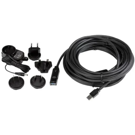 Imagen 3 de Cable Extensión USB 3.0 Tipo-A M/H Longitud 10 metros Negro - StarTech