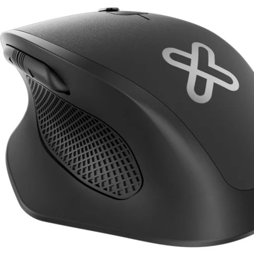 Imagen 2 de Mouse Ergonómico Inalámbrico KlipX ErgoLast KMW-760, Óptico 2.4GHz Recarg 6 Btns