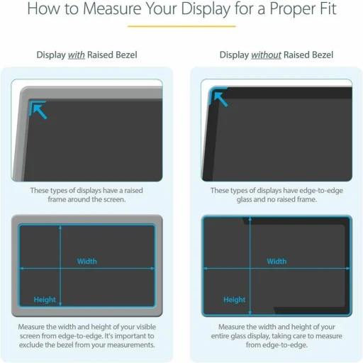 Imagen 6 de Filtro Privacidad para Monitor 24" 16:10 Mate/Brillante Visión +/-30° - StarTech