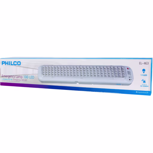 LAMPARA DE EMERGENCIA PHILCO 100 LED