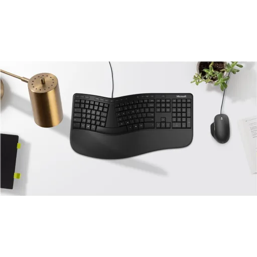 Imagen 10 de Teclado Alámbrico Ergonómico Microsoft USB 2.0 En Español Color Negro