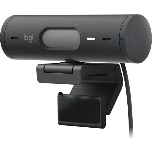 Imagen 1 de Cámara Web Logitech Brio 500, 4MP Full HD 1080p /30fps USB-C Color Graphite AMR