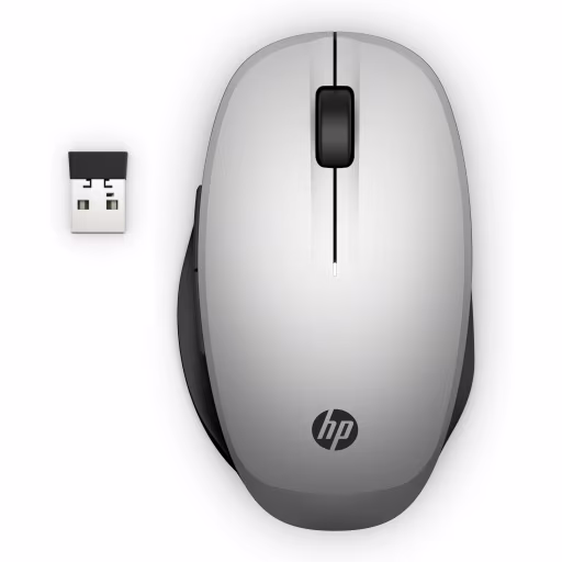 Imagen 1 de HP DUAL MODE SILVER MOUSE 300 LTNA