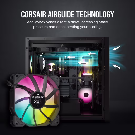 Imagen 12 de Corsair Memory - Kit Ventilador iCUE Elite 3x12