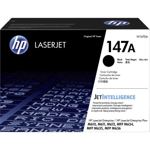 Imagen 0 de Toner HP 147A Negro para LaserJet M610dn/M611dn/M611x/M612dn/M612x, 10.500Pág