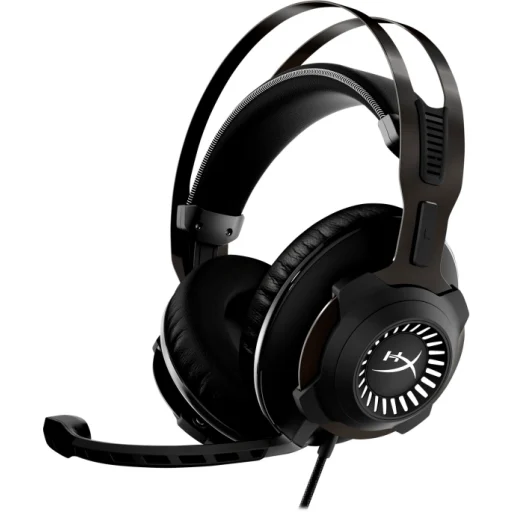 Imagen 4 de HyperX Cloud Revolver Gaming - Auricular - 7.1 canales - tamaño completo - cableado - USB, conector de 3,5 mm - gun metal - para ENVY Laptop 17; Laptop 15, 17; OMEN 16; Pavilion Laptop 15; Pavilion x360 Laptop