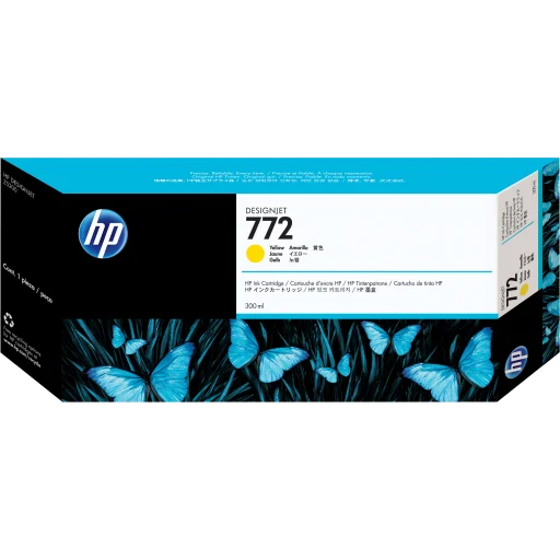 Imagen 0 de Catridge HP 772 300ML DJ Ink Yellow