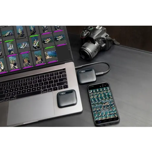 Imagen 6 de Unidad SSD Externo Crucial X6 1TB 2.5" USB-C 3.2 G2 Lec 800MB/s Color Negro