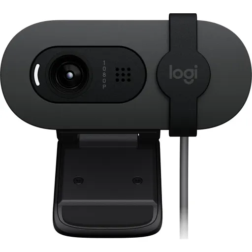 Imagen 1 de Cámara Web Logitech Brio 100, FHD1080p c/Mic Tapa Privacidad Color Graphite