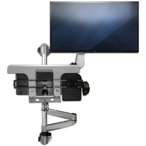 Imagen 5 de Soporte de Pared para Monitor/Teclado hasta 34" c/Bandeja Articulado de Pie - ST