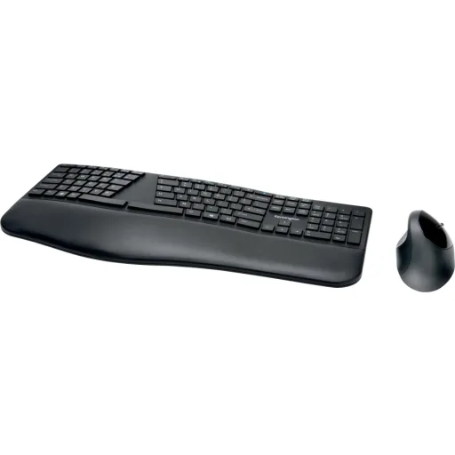 Imagen 9 de Kit Teclado Mouse Inalámbrico Ergonómico Kensington Pro Fit Ergo Bluetooth Negro