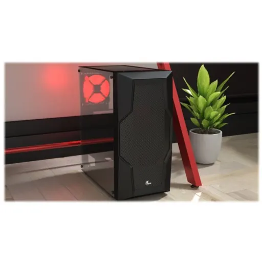 Imagen 10 de Gabinete Gamer Xtech XT-GMR4 Phobos Panel lat Vid templado ATX MTower Negro
