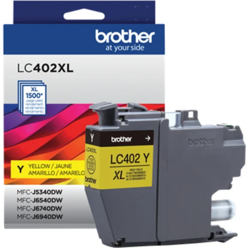 Imagen 1 de Cartridge Brother LC402XLCS Yellow MFC J5340DW J6740DW J6540DW J6940DW 1.500Pág