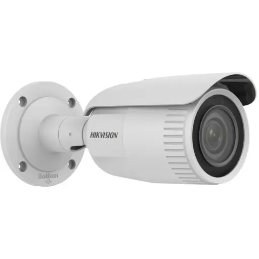 Imagen 1 de Cámara Seguridad Bullet Hikvision IP 5MP WDR VF 2.8-12mm Moto.H265+ POE IR 50m