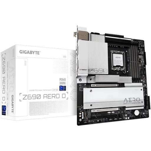 Imagen 3 de Tarjeta Madre Gigabyte Z690 AERO D LGA1700 12°G WiFi 4*DDR5 M.2 ThB DP HDMI ATX