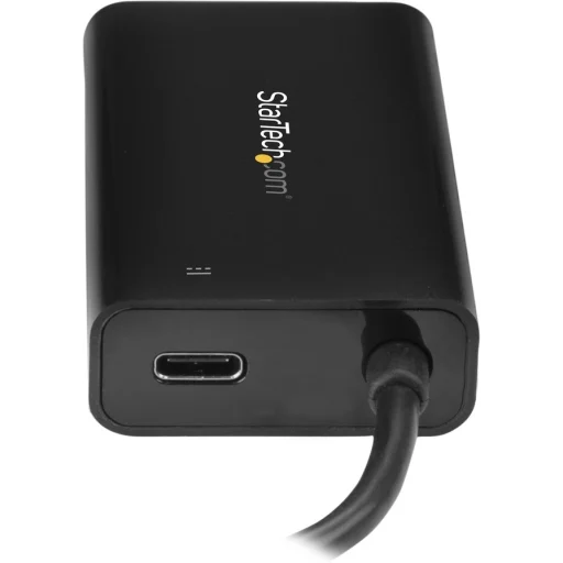 Imagen 1 de Adaptador USB-C a Red Ethernet Gigabit 10/100/1000B-T Pto RJ-45 Negro StarTech