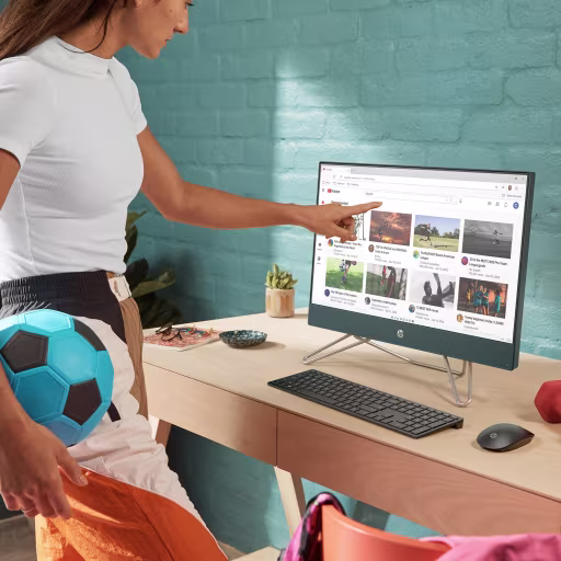 Imagen 3 de Computador HP AIO I5-1235U RAM 8GB SSD 512GB 23.8" W11H