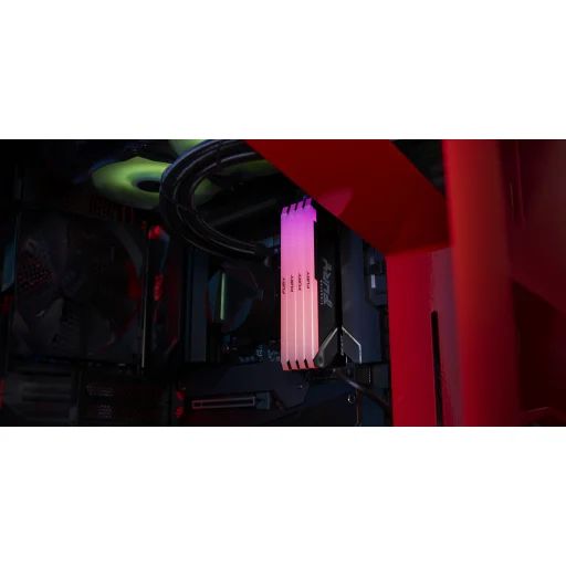 Imagen 4 de Memoria RAM 16GB DDR4 3600MHz DIMM CL18 Non-ECC 1.35V 288p - Kingston Fury RGB