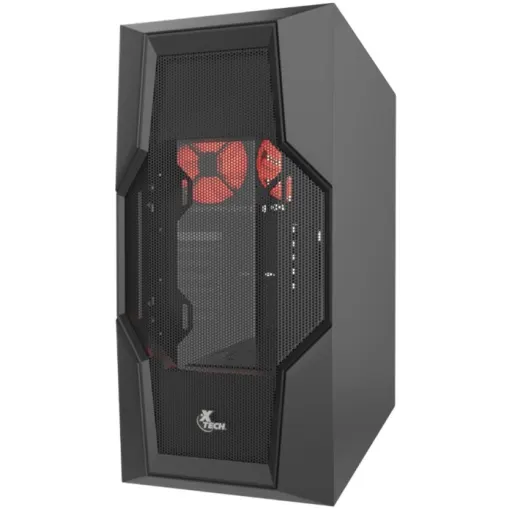 Imagen 1 de Gabinete Gamer Xtech XT-GMR4 Phobos Panel lat Vid templado ATX MTower Negro