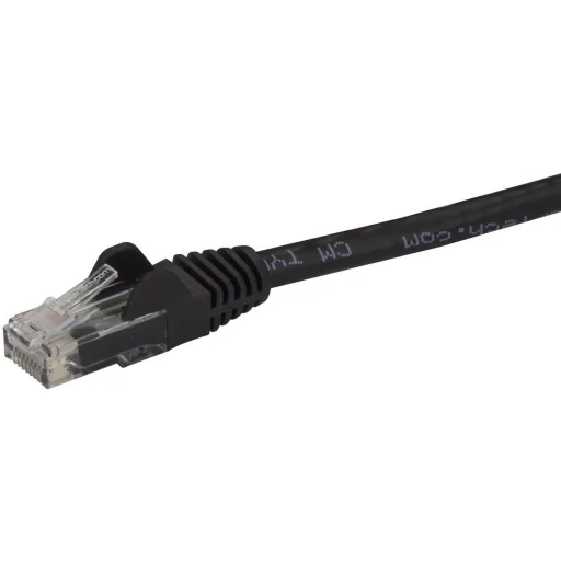 Imagen 1 de Cable de Red StarTech Cat6 Sin Enganches Ethernet Gig. Long. 2 Metros NEGRO