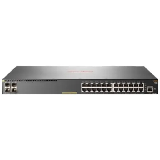 Imagen 0 de Switch HPE Aruba 2930F 24 Ptos Gigabit PoE 4 SFP+ Gestionado Montaje en Rack 1U