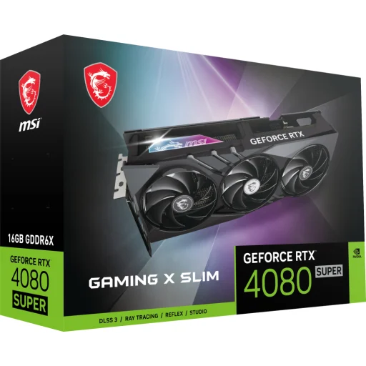 Imagen 0 de Tarjeta de Video GF RTX 4080 SUPER 16G GAMING X SLIM 16GB GDDR6X 2*DP 2*HDMI