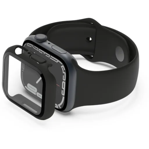 Imagen 1 de Bumper Belkin TemperedCurve 2-in-1 para Apple Watch Series 8 (45mm, Negro)
