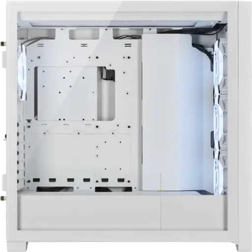 Imagen 3 de Gabinete Corsair iCUE 5000X RGB QL MidTower Ventana Cristal USB-C 2*USB3.0 Blanc