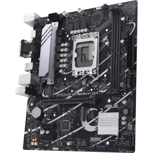 Imagen 3 de Tarjeta Madre Asus PRIME B760M-K D4 LGA1700 13°G 2*DDR4 2*M.2 HDMI VGA PS/2 ATX