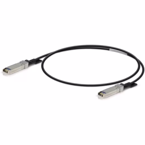 Imagen 0 de Cable Jumper de Cobre Ubiquiti UDC-2 SFP-SFP+ (1G-10G) 2 mts Pasivo color Negro