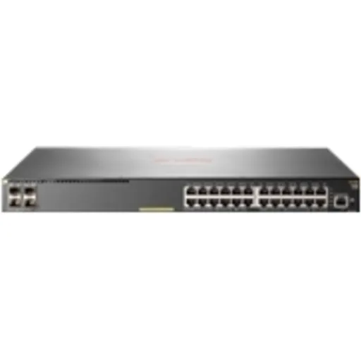 Imagen 1 de Switch HPE Aruba 2930F 24 Ptos Gigabit PoE 4 SFP+ Gestionado Montaje en Rack 1U
