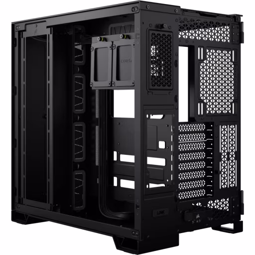 Imagen 5 de Gabinete Gamer Corsair 6500D Airflow,Torre USB3.2 4*A/1*C Vidrio Temp. ATX Black