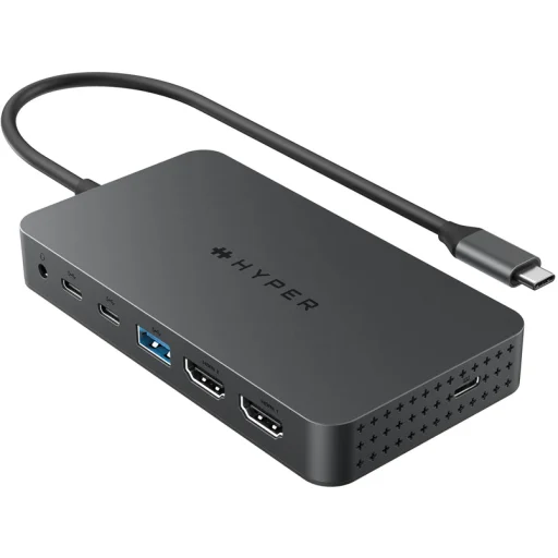 Concentrador USB 3.0 (5Gbps) de 3 Puertos con USB-C y Ethernet Gigabit -  Hub Ladrón de USB Convencional - Blanco