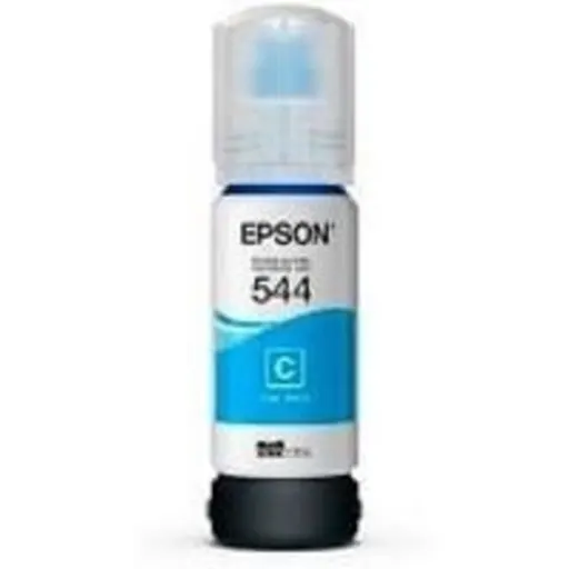 Imagen 1 de Botella de Tinta Epson T544 Color CYAN para EcoTank L3110 (65ml) 7500 Pag.