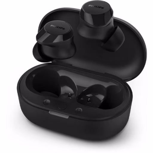 Imagen 1 de Audifonos Inalámbricos Philips TAT1209BK Bluetooth 5.3 color Negros