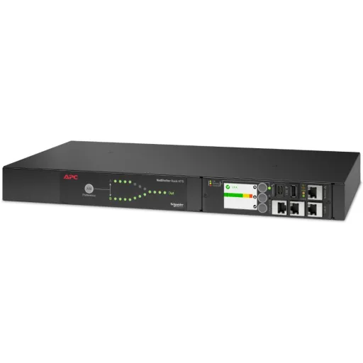 image of a APC Rack Automatic Transfer Switch AP4423 Interruptor redundante (Mont. en Rack)