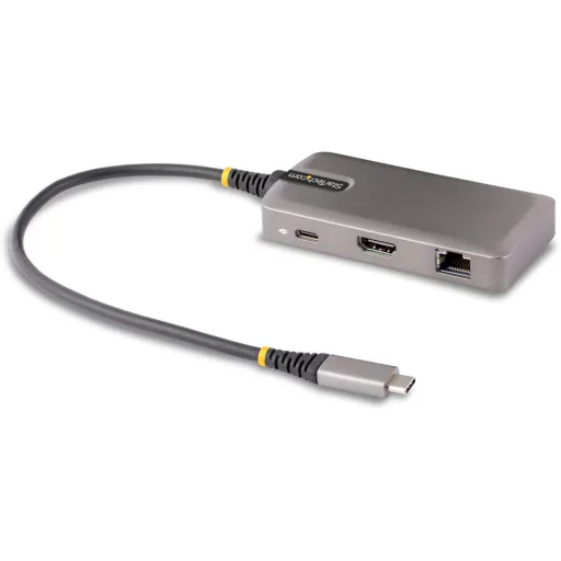 Docking Station StarTech USB-C a HDMI 2*USB-A USB-C LAN Gris Espacial