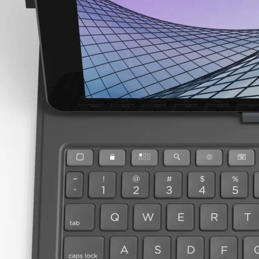 Imagen 3 de Funda con teclado messenger folio 2 para iPad 9/8/7 Gen Zagg