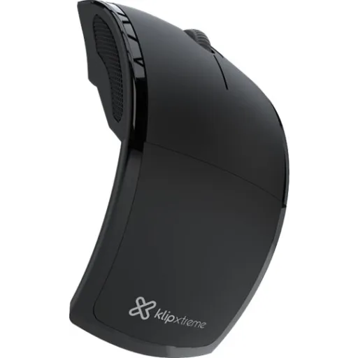 Imagen 2 de Mouse Inalámbrico KlipX KMW-375BK Lightflex, Ópt1000DPI 2.4GHz Nano USB Negro