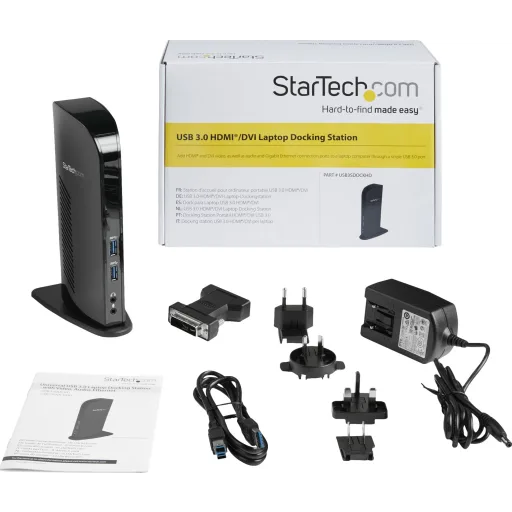 Imagen 4 de Docking Station StarTech USB 3.0 para Dos Monitores HDMI DVI 6*USB Windows Mac