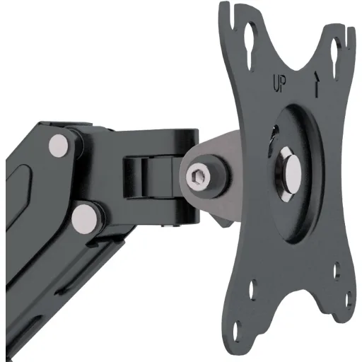 Imagen 1 de Soporte de Escritorio 1 Brazo para Monitor 17" a 27" 6.5Kg Resorte Neumático Neg
