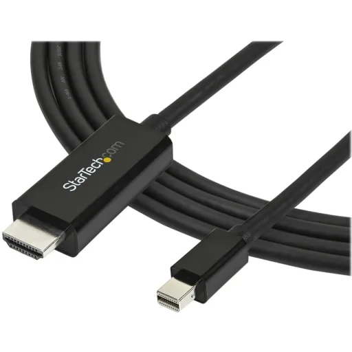Imagen 5 de Cable Adaptador Mini Display Macho Port a HDMI Macho Longitud 3 Metros Color Neg