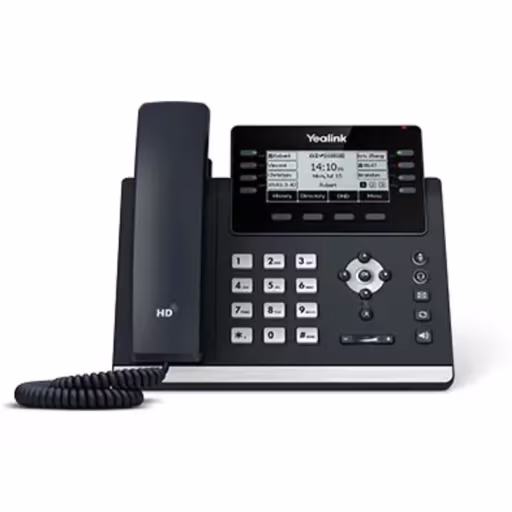 Imagen 2 de Teléfono IP Yealink SIP-T43U Pantalla Monocromatica, 12 Lineas SIP PoE USB 